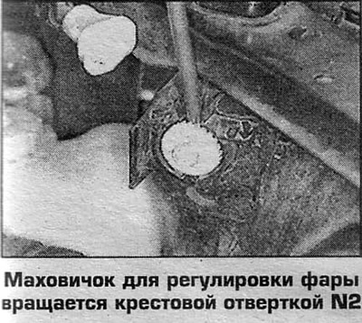 регулировка фар хонда срв 3