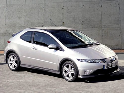 Похоже, футуристический трёхдверный хэтчбэк Honda…