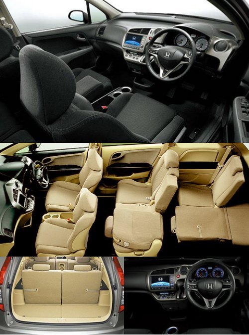 Интерьер во многом повторяет Honda Civic…