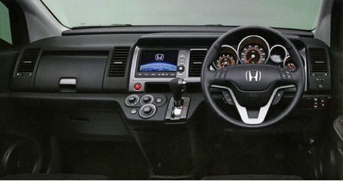 Интерьер Honda Crossroad выглядит в духе…