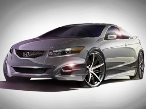 Примерно такое купе Honda привезёт на выставку…