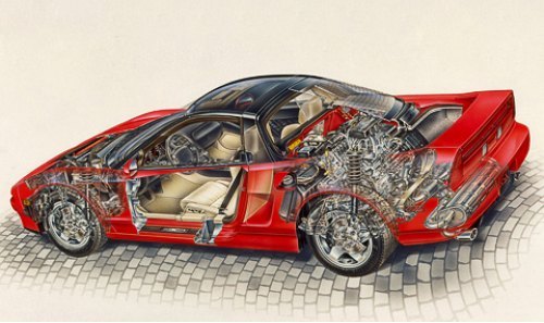 Самая длинная версия NSX не дотягивала до четырех…