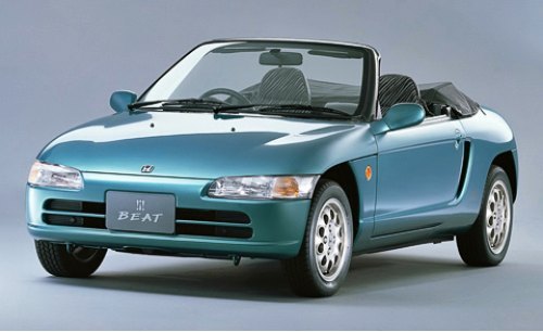Компактный двухдверный кей-кар Honda Beat…