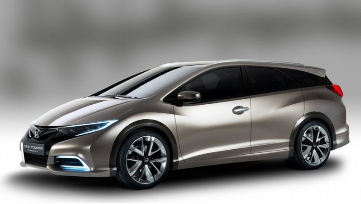 На снимке концепт универсала Honda Civic,…
