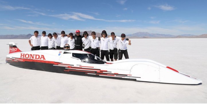 Над проектом Bonneville Speed ​​Challenge…