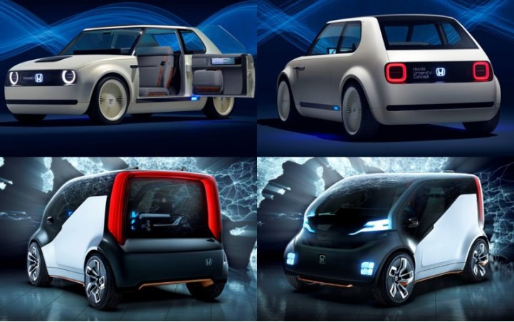 Во время премьеры концепта Urban EV (вверху)…