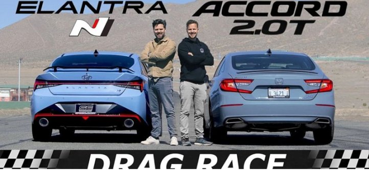 Сможет ли Hyundai Elantra N победить Honda Accord…