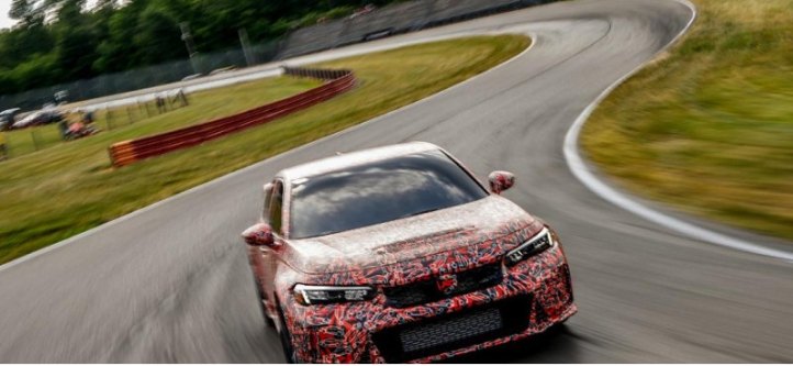 Прототип HONDA Civic Type R 2023 года вывели на…