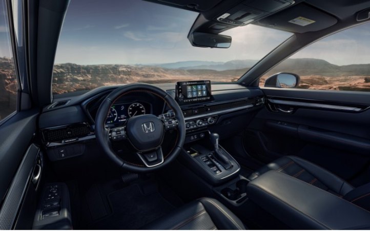 Передняя часть CR-V 2023 года делает особенно…