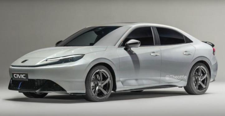 Неофициальный рендер Honda Civic 12 поколения