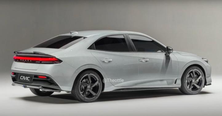 Неофициальный рендер Honda Civic 12 поколения