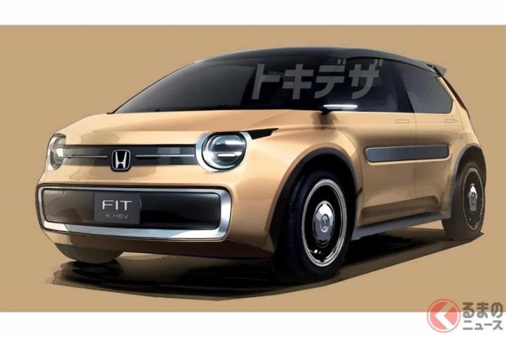 Спекулятивный рендер нового поколения Honda Fit