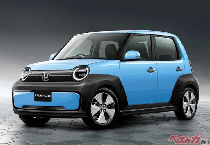 Неофициальный рендер нового электрокара Honda…