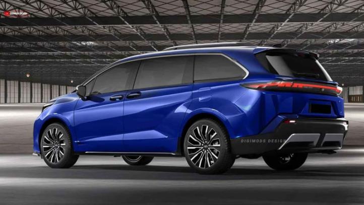 Неофициальный рендер обновленной Toyota Sienna