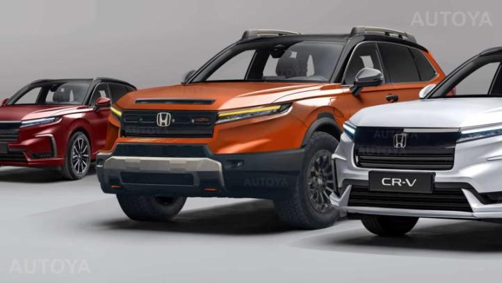 Неофициальный рендер обновленных Honda CR-V…