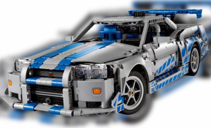Модель Nissan GT-R из Форсажа от Lego