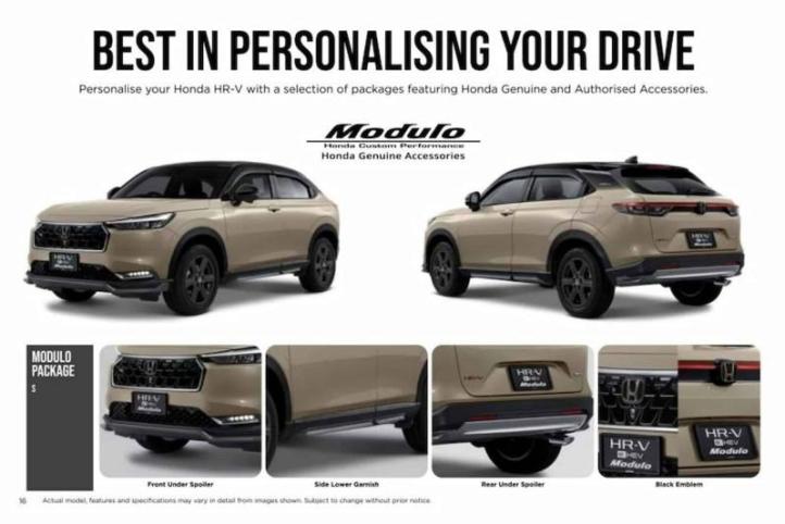 Обновленный Honda HR-V с боди-китом от Modulo
