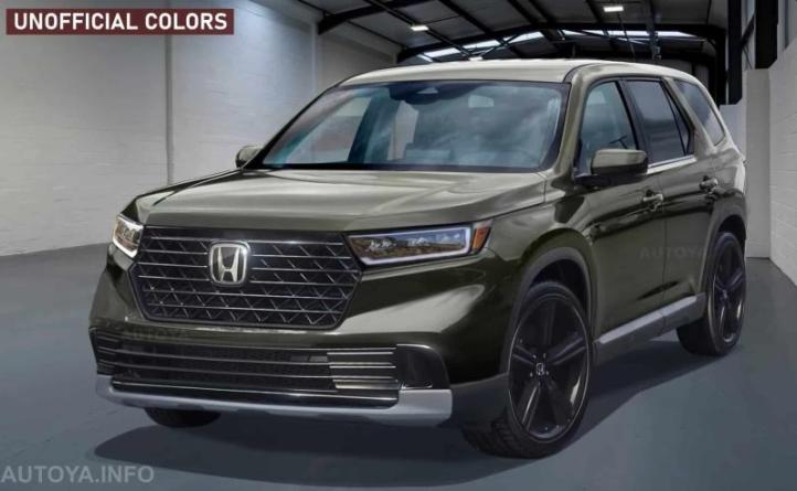 Обновленный Honda Pilot (спекулятивный рендер)