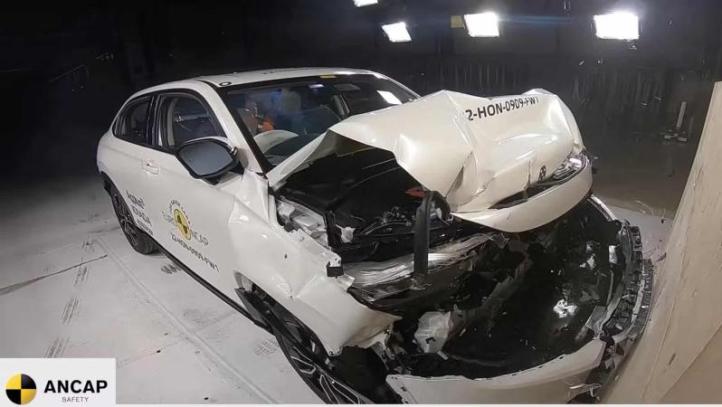 Краш-тест Honda Civic организацией ANCAP