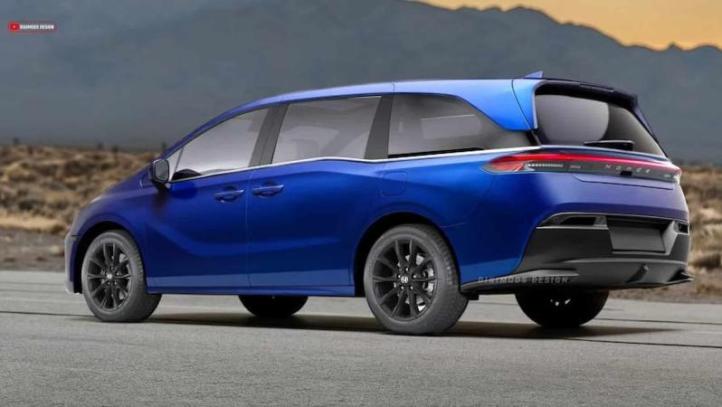 Рендер нового поколения Honda Odyssey