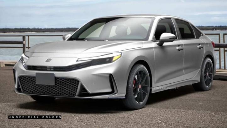 Honda Civic 12 поколения (неофициальный рендер)