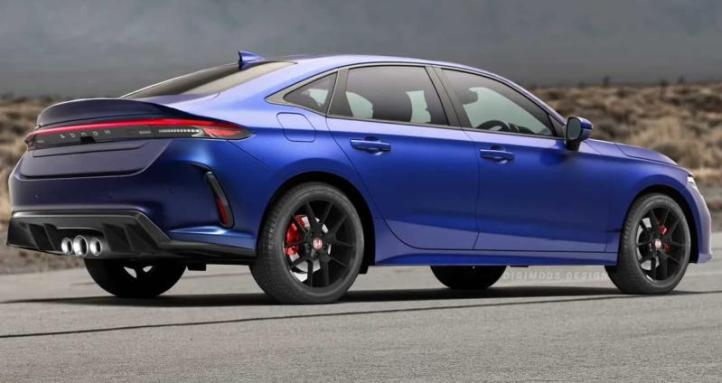 Honda Civic 12 поколения (неофициальный рендер)