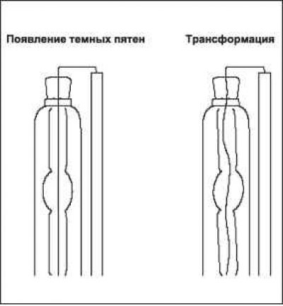 Наблюдаются ли на ней темные пятна или изменения…