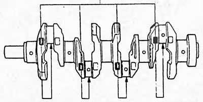 Примечание: существуют 4 размерные группы шатунов, различающиеся метками «1», «2», «3», «4» или…