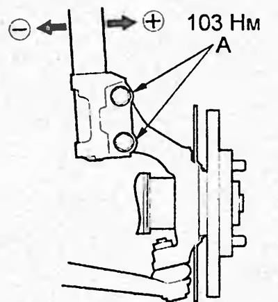 4. Отрегулируйте величину развала, перемещая…