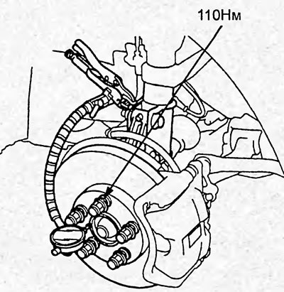 3. Установите стрелочный индикатор на ступицу…