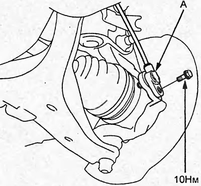 Примечание: не отсоединяйте разъем датчика…