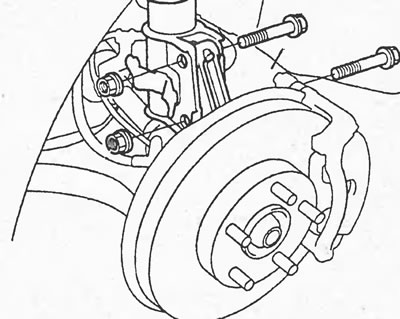 5. Отверните болты и гайки крепления нижней части…