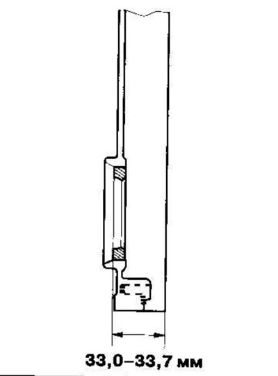 2. Measure the distance between the chain cover…