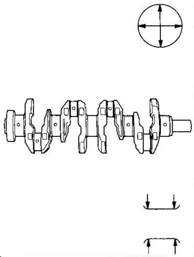 4. Измерьте овальность в двух местах посередине…