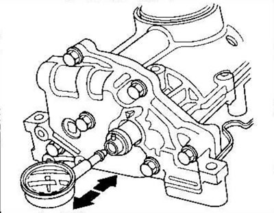 2. Установите индикатор в нуль, уперев его в…