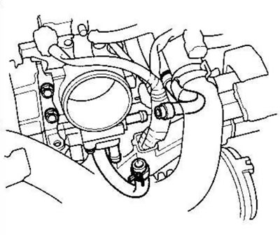 6. Подсоедините перепускные водяные шланги.