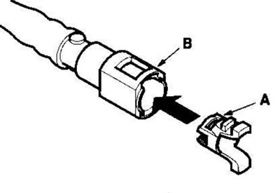 снятия фиксатора с трубки.