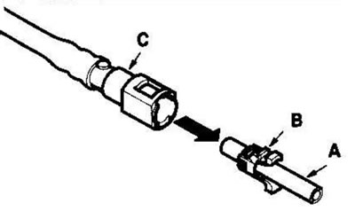 Соединение с имеющимся фиксатором