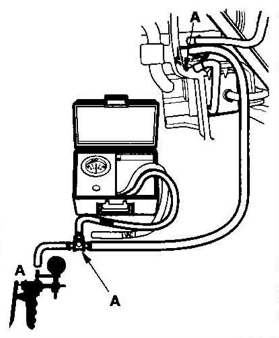 4. Переставьте шланг вакуумного насоса с…