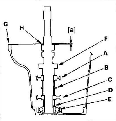 2. Установите ступицу синхронизатора З-ей/4-ой…