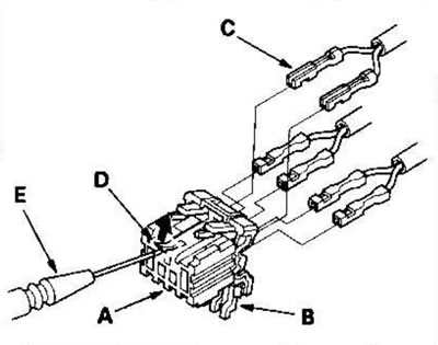 12. Подденьте фиксирующие язычки с задней стороны…