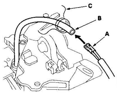 18. Вставьте контакты жгута нового выключателя…