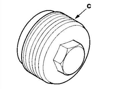 4. Удалите старый герметик с винта направляющей…