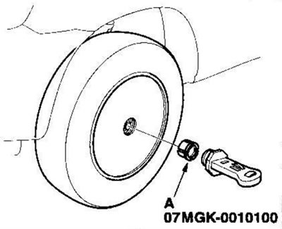 2. Remove the wheel cover and install the wheel…