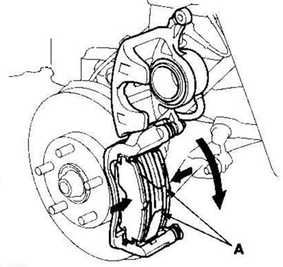 13. Крепко возьмитесь за колодки пальцами с обеих…