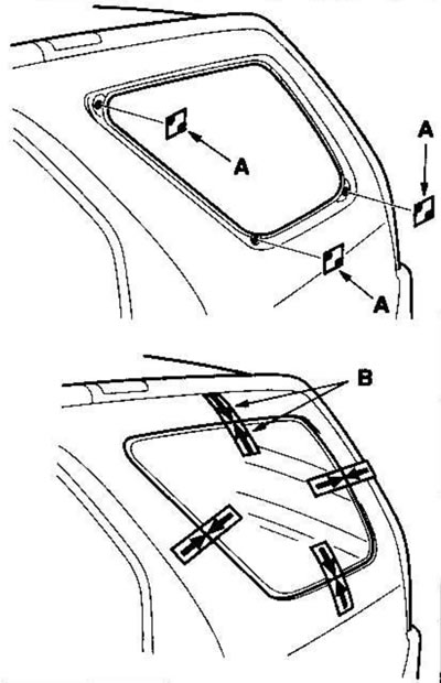 9. Если старое стекло малого бокового окна…