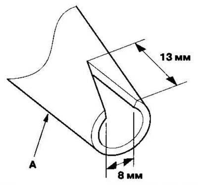 13. Перед заправкой тюбика сделайте V-образный…