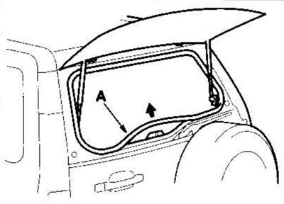 5. Попросите напарника подержать стекло задней…