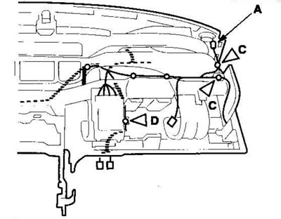 Со стороны водителя: