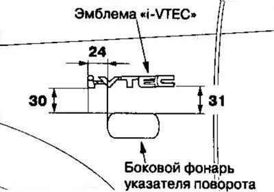 С левой стороны: